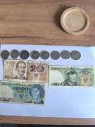 Monety zestaw plus banknoty