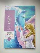 Kolorowanka antystresowa Disney art therapy Konie