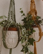 Kwietnik makramowy boho handmade rękodzieło