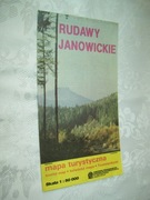 RUDAWY JANOWICKIE - MAPA TURYSTYCZNA -1: 50 000 - 1990