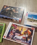 8 paczek puzzle trefl castorland ravensburger!!   Kraków, wieliczka