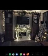 Naturalny biały marmur Bezpieczny prawdziwy ogień w mieszkaniu