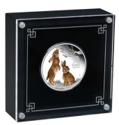 Lunar III rok królika 1oz kolor proof