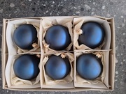 6sztuk bombek szklanych grantowych