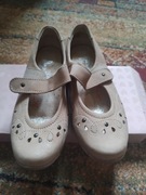 Beżowe baletki, BARTEK, rozmiar 34