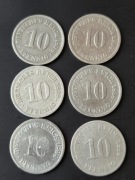 Niemcy 10 fenigów 1898 rok 