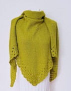 Chusta ażurowa Mech merino akryl