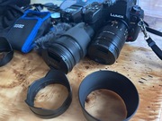 Panasonic DC-GH6 + obiektywy 12-60, 100-300+lampa+mikrofon+statyw+ bonusy