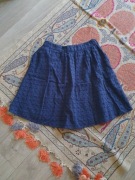 Bawełniana,tommy hilfiger r 36,granatowa,ażurowa