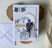 Pamiątka ślubna, ręcznie wykonana.