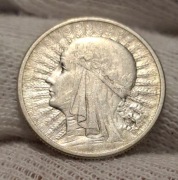 Moneta 2 zł  Polonia -Głowa Kobiety,Jadwiga Babka z 1934r z.z.m. 