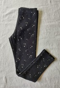 H&M legginsy ocieplane gwiazdki NOWE r. 128