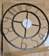 Zegar ścienny 50cm metalowy Duży 