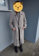 Płaszcz vintage, trencz prochowiec oversize 