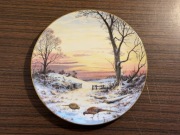 ROYAL DOULTON Śliczny Talerz ozdobny porcelanowy seria ptaki bażanty 