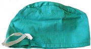 czepek zielony chirurgiczny regulacja troki   -46szt 