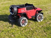 Auta autka samochód na akumulator dziecka 4x4 czerwony, z pilotem