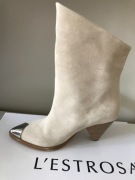 zamszowe botki lestrosa