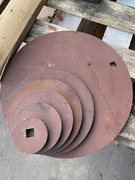 GONG strzelecki koło fi 300mm Hardox450 #10mm
