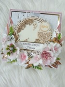 Luksusowa kartka komunijna 3D, Pamiątka Komunii Świętej w pudełku, prezent 