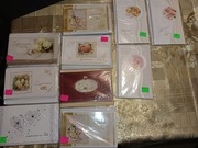 Zaproszenia mix wzorów wyprzedaż 0.30zl/szt