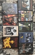 Zestaw 9 płyt DVD. King Crimson, Led Zeppelin, The Doors i inne