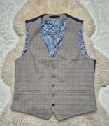 Kamizelka garniturowa M  w kratkę Burton Menswear London 