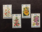 Znaczki Indonezja 1965 flora kwiaty 