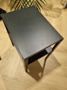 KNARREVIK Stolik nocny, czarny, 37x28 cm