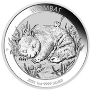 MONETA SREBRNA WOMBAT 2023