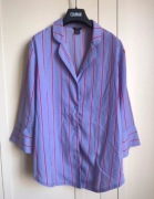 Lindex fioletowa koszula w paski oversize S 36