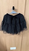 H&M czarna spódniczka tutu brokat modna sesja święta 122/128 7/8 l jesień