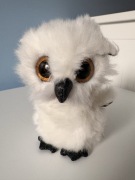 Maskotka sowa biała przytulanka