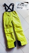Crane kids świetne wyraziste spodnie narciarskie r.11/12L