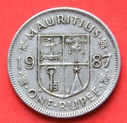 1  Rupia   1987  r  -   Mauritius    