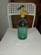 syfon szklany  grubościenna butla szklana z czasów PRL