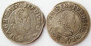 Ferdynand II.2 x 3 krajcary 1624 r.Praga rózne matryce