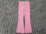 Rozm 128 spodnie legginsy flare dzwony dla dziewczynki