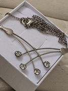 Kolia, naszyjnik srebrny, elegancka kolia