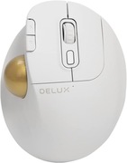 Myszka Komputerowa Trackball deLUX MT1 Biała Bezprzewodowa USB BT