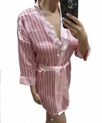 Szlafrok a’la Victoria Secret rozmiar S różowy 