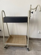 Wózek pomocniczy pomocnik szwaczki z półką gumową