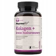 Pharmovit Classic Kolagen + kwas hialuronowy suplement diety, 90 kapsułek