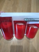 Świece LED w kolorze czerwieni 