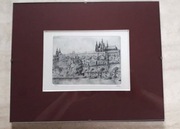 Most praski, grafika, sygnowana.