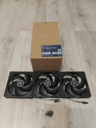 3 Wentylatory Arctic P12 Czarne