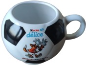 Kubek kibica piłka nożna - Kinder Delice - UNIKAT - NOWY