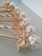 Podziękowania dla gości grzechotki draże pianki komunia wesele chrzest