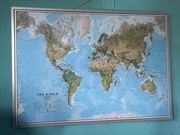 Wielka mapa świata OBRAZ IKEA POZNAŃ 