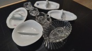 Kolekcja i sztuka porcelana szkło solniczki- pieprzniczki